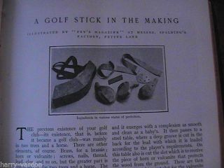 Old Hickory Golf Club Making Schools Football Rare Antique Photo Article 1905 3