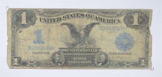 Rare 1899 Black Eagle $1.  00 Large Size Us Silver Certificate - Iconic Note 987