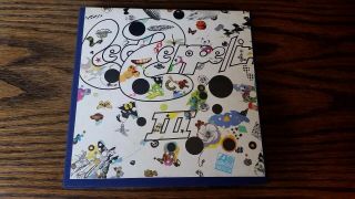 Led Zeppelin Iii 7 1/2 Ips 4 Track Reel To Reel Tape Rare