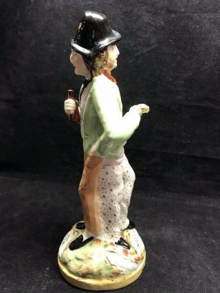 Rare Antique Staffordshire Ware Double sided Water and Gin figurine 1890 ' s (D11) 6