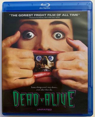 Dead Alive Unrated Blu Ray Very Rare Oop World Wide Buy It Now