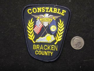 Kentucky Bracken County Constable Rare Small Dept Hard To Find