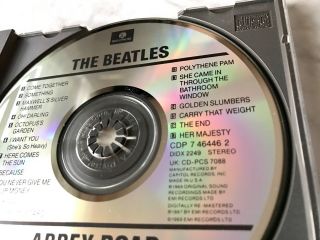 The Beatles Abbey Road Cd Parlophone Dadc Press Cdp 7 464462 Rare Paul Mccartney