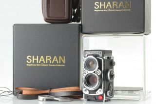 【rare Unused】sharan Rolleiflex 2.  8f Model W/original Box And Case From Megahouse