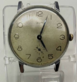 Rare Vintage Russian watch POBEDA ZIM mechanical made in USSR 6