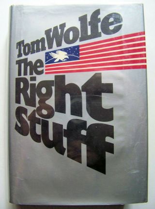 Very Rare Chuck Yeager Signed 1979 1st Ed.  The Right Stuff By Tom Wolfe W/dj