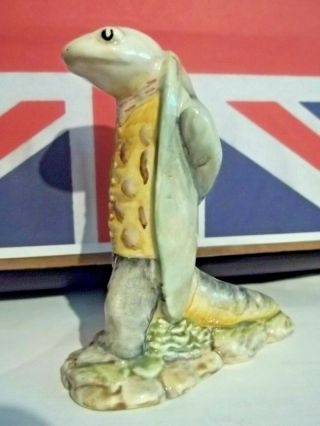 Beatrix Potter Figurine Bp3b Sir Isaac Newton Lizard Reptile Rare 4 " Statue