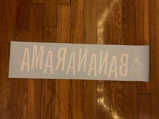 Rare Bananarama Blue 2017 Tour Banner Windshield Sticker Keren Sara Siobhan