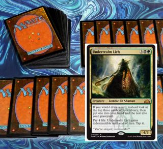 Mtg Green Black Golgari Deck Magic The Gathering Rares 60 Card Standard Lich