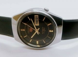 Vintage Rare Seiko 5 Automatic Day_date Japan Made Men 