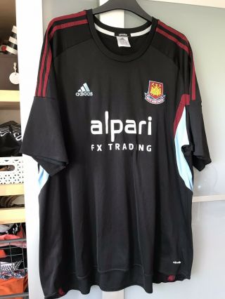 Rare West Ham United Third Shirt Adidas Whu Adult - Size Xxl
