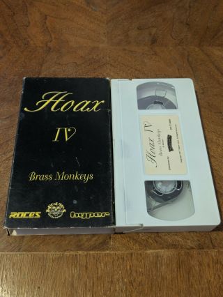 Hoax Iv Brass Monkeys Vhs Rollerblade Hyper Roces Inline Rare 1997