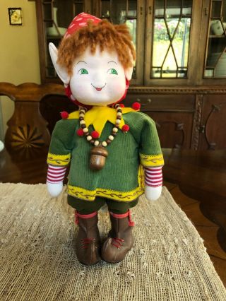 Rare 1995 Limited Edition Mary Engelbreit Musical Will The Elf Doll