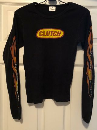 Clutch Pure Rock Fury Rare Long Sleeve Concert Shirt 