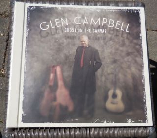 Glen Campbell Ghost On The Canvas Very Rare Lp Cd Signed Picture Booklet