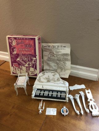 Vtg Rare Susy Goose Barbie Or Midge Piano Toy Set W/ Box Zr