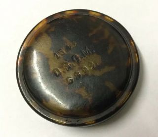 Antique Ww1 Era D.  R.  G.  M Protective Pocket Watch Case Rare (german) 16 1/2 / 6392