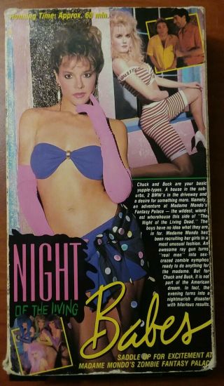 Night of the Living Babes VHS 1987 cult horror zombie hookers rare OOP 2