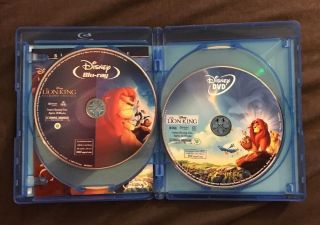 DISNEY THE LION KING 3D BLU RAY,  BLU RAY,  DVD WITH SLIPCOVER RARE OOP 5