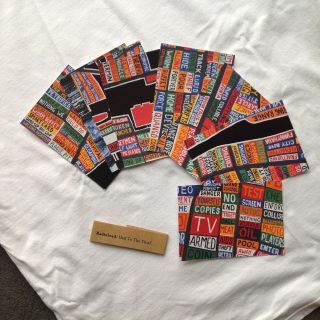 Radiohead Rare Hail to the Thief Promo t - shirt and postcard set 2003 5