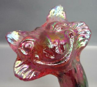 Fenton for Levay ALLEY CAT Rare Ltd.  Run (200) Velva Rose Carnival Figurine 6622 2
