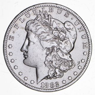 Rare - 1882 - S Morgan Silver Dollar - Very Tough - High Redbook 935
