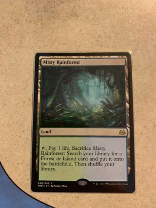 Misty Rainforest - Modern Masters (never Played)