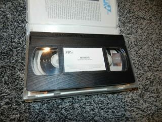 RARE HORROR VHS MANIAC starring CAROLINE MUNROE JOE SPINELL CK VIDEO AMSTERDAM 3