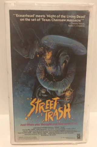 VHS Street Trash rare Eighties horror. 2