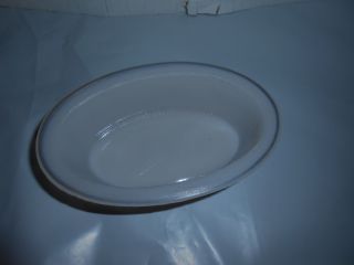 Rare Vtg Oval Ribbed Pink/white Milk Glass Bird Cage Bath Pet Water Dish Bowl