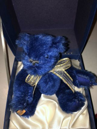Rare Merrythought Limited Edition Sapphire Anniversary Bear 1539 From 1995