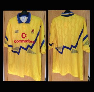 Chelsea Fc 1991/1993 Ultra Rare Football Shirt Umbro Vintage