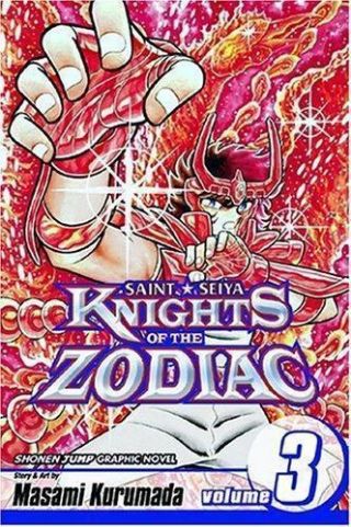 Knights Of The Zodiac Vol 3 By Masami Kurumada Rare Oop Ac Manga Graphic Novel
