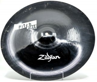 Zildjian 18 " Pitch Black China Cymbal - Rare,  No Dings,  No Cracks,  No Keyhole