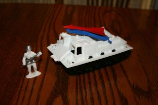 Rare Vintage Mpc Space And Army Battlefront White Missile - Launching Tank - Marx