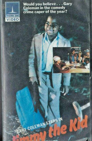 Jimmy The Kid - With Gary Coleman & Ruth Gordon - Vhs Film - Never On Dvd - Rare