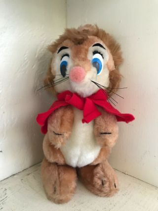 8” Mrs.  Brisby Plush Stuffed Toy From Secret Of Nimh By Dakin 1982 Rare