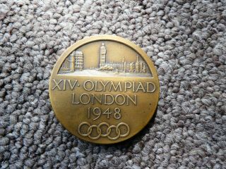 Rare Xiv Olympiad 1948 Participation Medal London Olympic Games