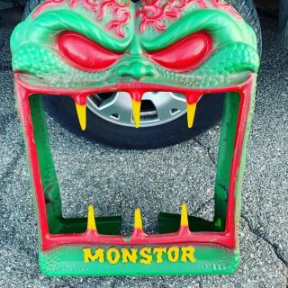 1988 Vendall Versavend Monster Monstor Vintage Rare Vending Machine Cover