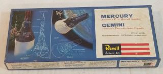 Rare 1964 Revell Mercury & Gemini Space Capsules Models 1/48