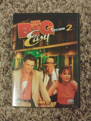 The Big Easy - Season 2 Two Dvd 3 - Disc Set Rare Oop Tony Crane Susan Walters
