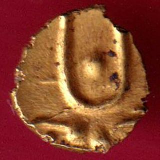 Ancient - South Indian - Gold Fanam - Rare Coin Bg5