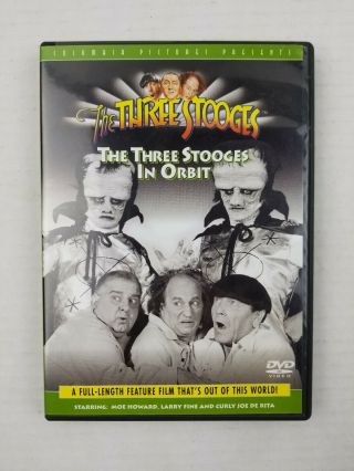 The Three Stooges - Three Stooges In Orbit (dvd,  2003) Rare