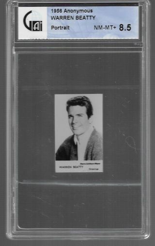 1956 Anonymous Warren Beatty Portrait Nm - Mt,  8.  5 Annonymous Rare Set