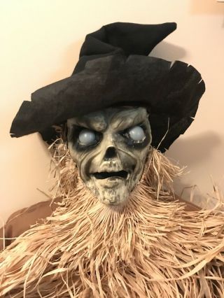 Harvester Scarecrow Animated Halloween Prop Tekky Toys Spirit Halloween Rare