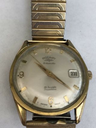 Rare Vintage Gents Early Rotamatic Automatic Rotary