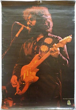 Grateful Dead Wake Of The Flood Rare Orig 1973 Official Uk Record Company Poster
