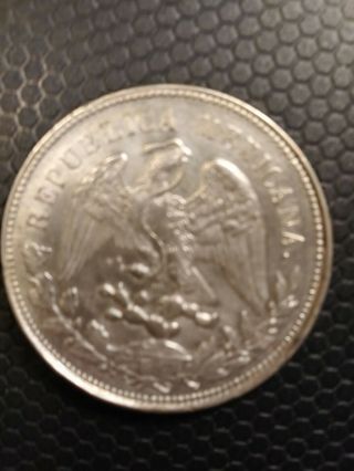 Mexico 1901 - Mo Hairlines 1 Silver Rare Fine Cond.
