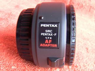 Smc Pentax - F 1.  7 Af Adapter Rare