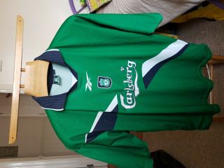 Rare Old Liverpool Away 1999 Football Shirt Size Xtr Large